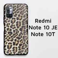 Redmi Note10JE 10T ケース ヒョウ柄 レオパード カバー