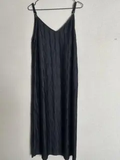 ブラック キャミソール ロングワンピース　未使用品