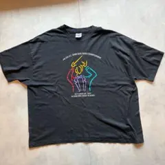 Hanes カレッジプリント　3XL made in USA 黒