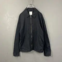 ビーミングバイビームス ブルゾン スウィングトップ ジャケット リネン混 黒