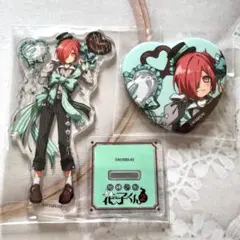 2点セット☘️地縛少年花子くん2 ファミマ アクスタ チョコミント ミツバ 缶バ