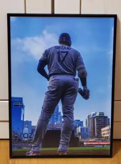 祝ドジャース大谷翔平 2024年MVP獲得！A3サイズポスターフレーム付き 2種