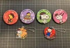 ジョイフル / スヌーピー バッジ・キーホルダー 6点セット