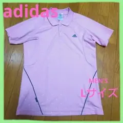 ✨新品未使用✨【adidas】 ピンク ドット柄 ポロシャツ
