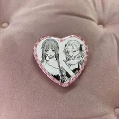 恋せよまやかし天使ども　ハート缶バッジ　プリンセスカフェ　桂おとぎ　桃井紅