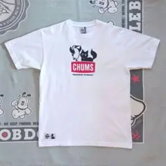 ①CHUMS×ポルカドットスティングレイ コラボ Tシャツ Lサイズ チャムス