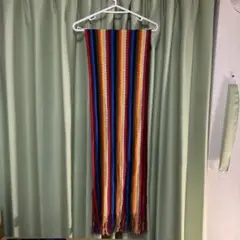 カラフルストライプマフラー
