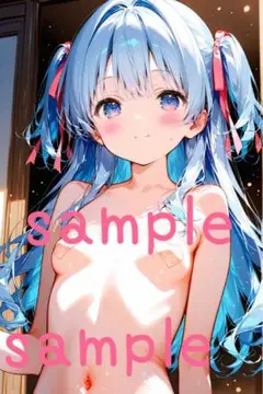 ☆601写真　ブロマイド　カード　2次元　アニメイラスト　美少女　水着　下着☆