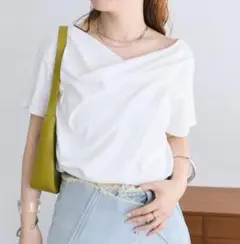 mystic オフショルTシャツ