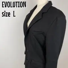【0082】EVOLUTION テーラード ジャケット 黒 L