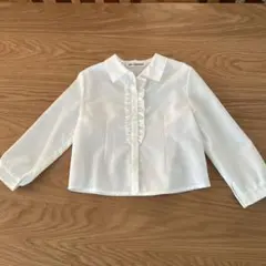 MY FAVORITE フリル付き長袖シャツ