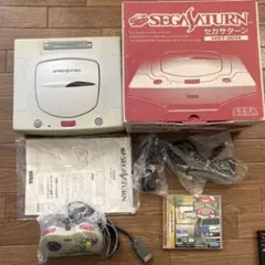 SEGA セガサターン 本体 ゲーム 箱 説明書付き