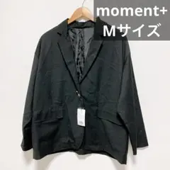 moment+ モーメントプラス Mサイズ ブラック テーラードジャケット