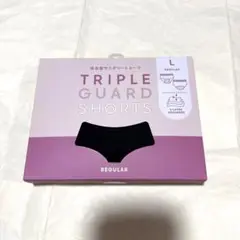 新品未使用 GU 吸水型サニタリーショーツ ブラック Lサイズ