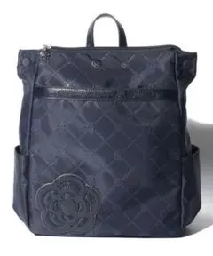 【美品】CLATHAS コリーヌ　薄型リュックサック ネイビー