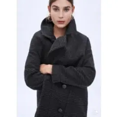 ZARA☆チェック柄ショートコート 新品☆ENFOLD COS