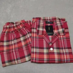 YVES SAINT LAURENT チェック柄パジャマ 2色セット SAINT LAURENT - 美品 Vintage イヴサンローラン Yves Saint