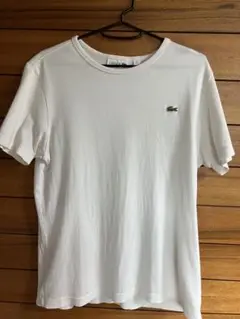 LACOSTE ホワイト Tシャツ クルーネック