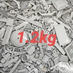 【匿名配送】LEGO 1.2kg ライトグレー 特殊ブロック まとめ