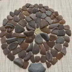 ３２. シーグラス　☆ ブラウン　約380g ☆ 大きさいろいろ