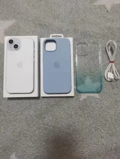 iPhone15 128g SIMフリー 日本国内版 ブルー本体　 オマケ多数