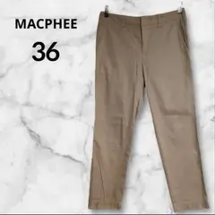 MACPHEE マカフィー チノパン 36 ベージュ フォーマル カジュアル