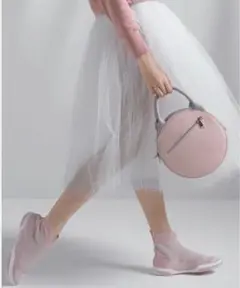 極美品【Repetto Paris】レザー2way ショルダーバッグ ピンク