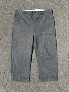 づ*め様 希少★40's〜50's ★ブラックシャンブレー★ワークパンツ★ 40s~50s Vintage Black Chambray Work Pants 黒 W31×L30