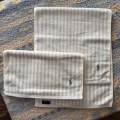 新品ラルフローレン フェイスタオル2枚セット　Ralph Lauren POLO