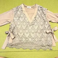 BEAMS HEARTレイヤードカットソー