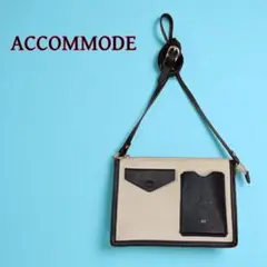 アコモデ ACCOMMODE ショルダーバッグ レディース ブラック