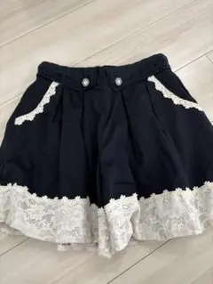 美品❣️axes femme ネイビー ミニキュロットパンツ