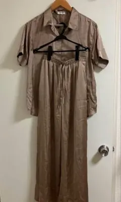 EVRIS ベージュ セットアップ サイズF