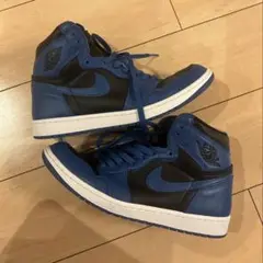 Nike AIRJORDAN1 RETRO HIGH OG ダークマリーナブルー