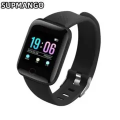 スマートウォッチ 116Plus (Black)