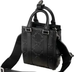 新品未使用 GUCCI/グッチGGエンボス ミニ トートバッグ 正規品