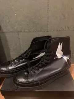21aw Yohji Yamamoto ツバメプリントハイカットスニーカー