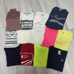 13着まとめ売り⭐️Tシャツ レディースM-L NIKE adidas 古着