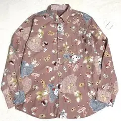 カールヘルム リバースフルーツパーラープリントシャツブラウス M