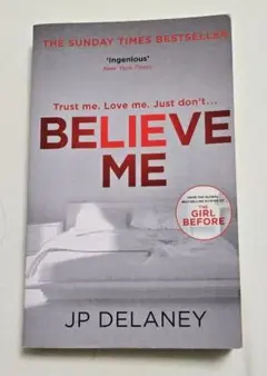 【洋書】BELIEVE ME JP DELANEY