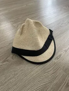 ZARA キッズ 麦わら帽子 ベージュ