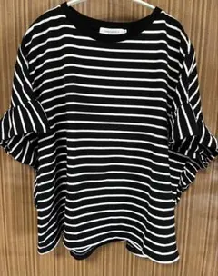 AMERICAN HOLIC ボーダーフリルＴ　M