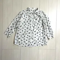 チェリー柄 半袖　七分袖　シャツ　未使用