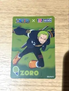 ワンピース 31 サーティーワン コラボ コレクションカード ゾロ ZORO