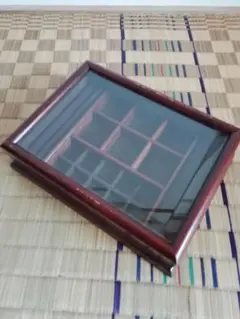 小型 薄型 ディスプレイ アンティーク ジュエリーボックス