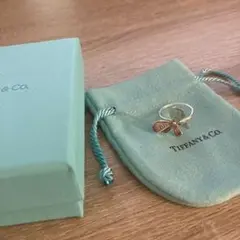 Tiffany ティファニー バタフライリング 蝶 シルバー ローズゴールド