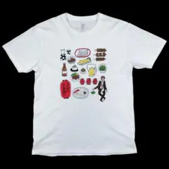 グラニフ イザカヤTシャツ 居酒屋ビール ホワイトLサイズ