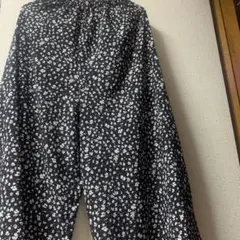黒地に白花柄 ステテコ　　　即買い大歓迎です