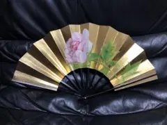 扇子 29cm 金 牡丹 銀 野菊 舞扇子 舞踊 大衆演劇 着物 和装 小物
