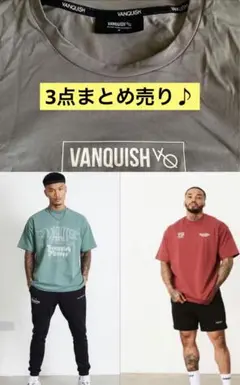 Vanquish fitness Tee 3点まとめ売り